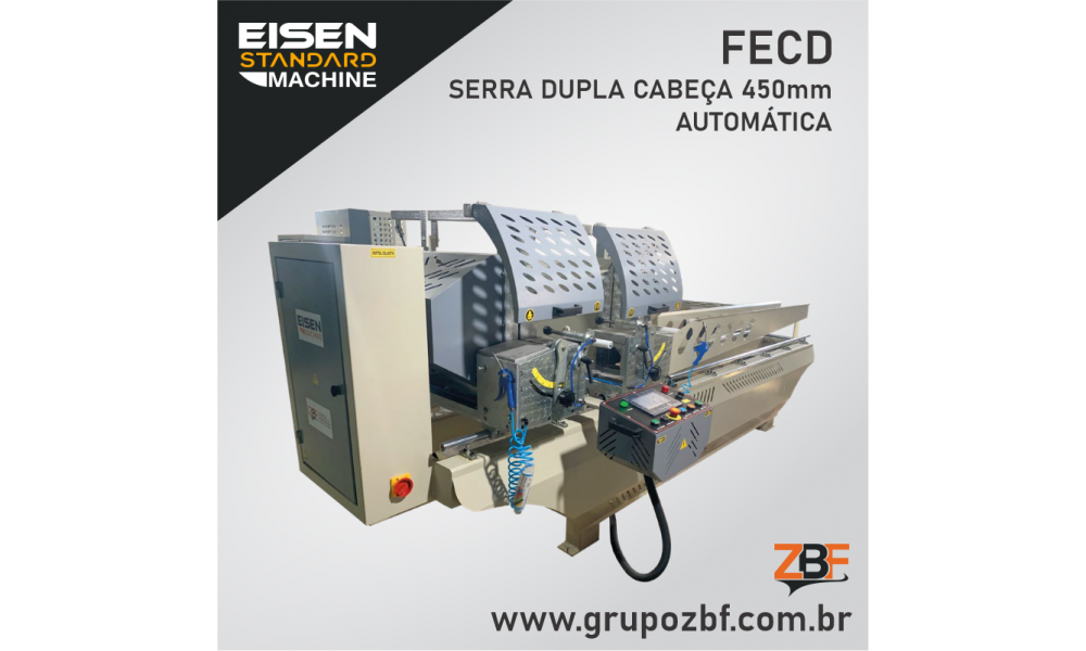 FECD SERRA AUTOMÁTICA DUPLA CABEÇA 450MM