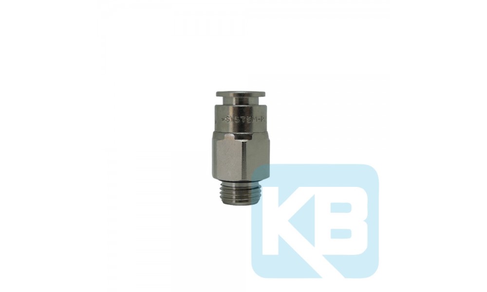 RETA MACHO 1/4 X 10MM METALICA