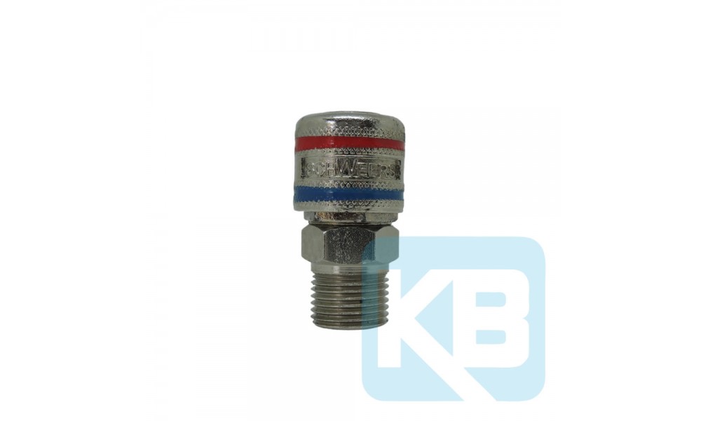 ENGATE RAPIDO MACHO 1/2" SCHWEERS